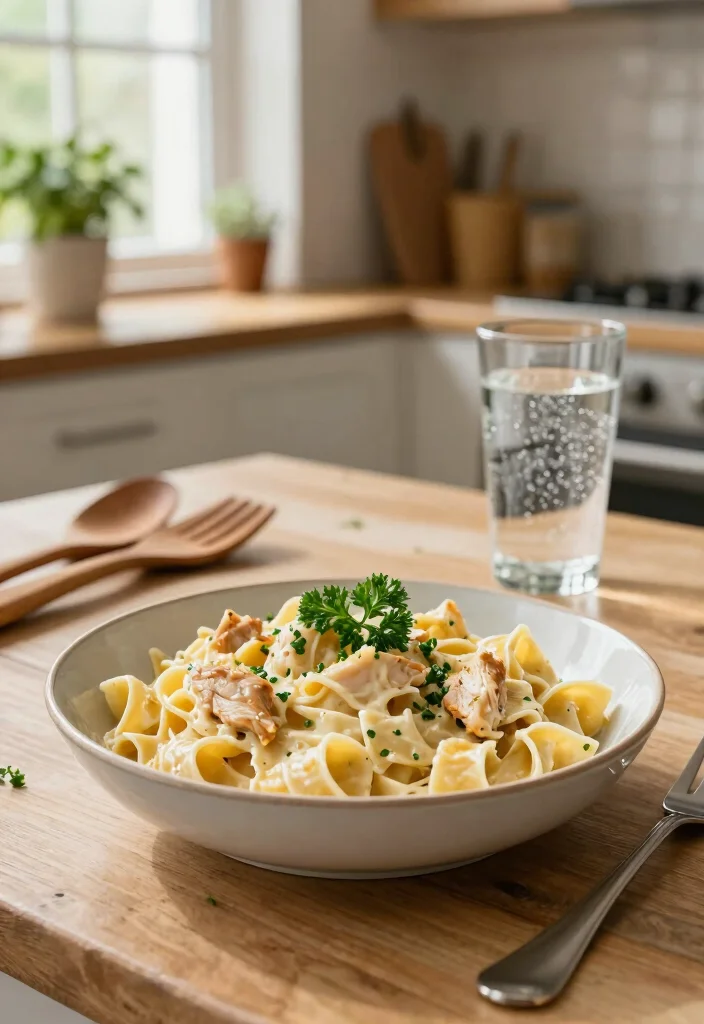 12 Simple Family Dinner Recipes Everyone Will Enjoy - 1. One-Pot Chicken Alfredo 1