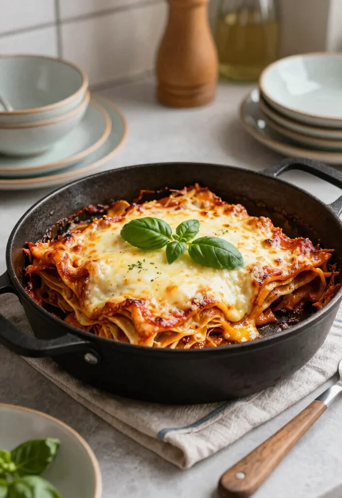 12 Simple Family Dinner Recipes Everyone Will Enjoy - 6. Simple Skillet Lasagna 1