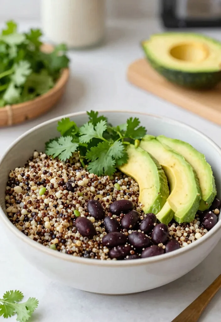 12 Simple Family Dinner Recipes Everyone Will Enjoy - 7. Healthy Quinoa and Black Bean Bowl 1