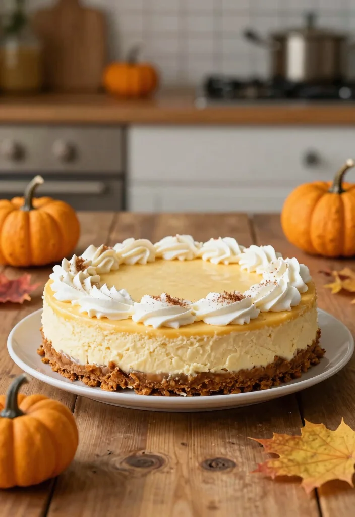 12 Thanksgiving Dessert Recipes for a Festive Holiday Table - 1. Creamy Pumpkin Cheesecake 1