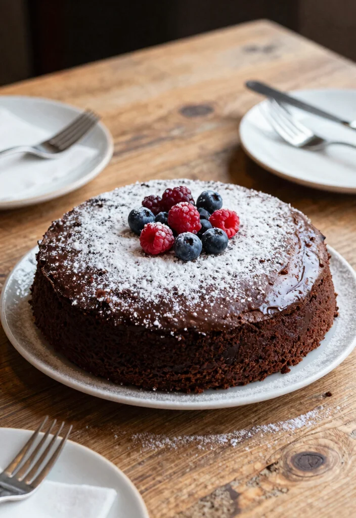 12 Thanksgiving Dessert Recipes for a Festive Holiday Table - 12. Flourless Chocolate Cake 1