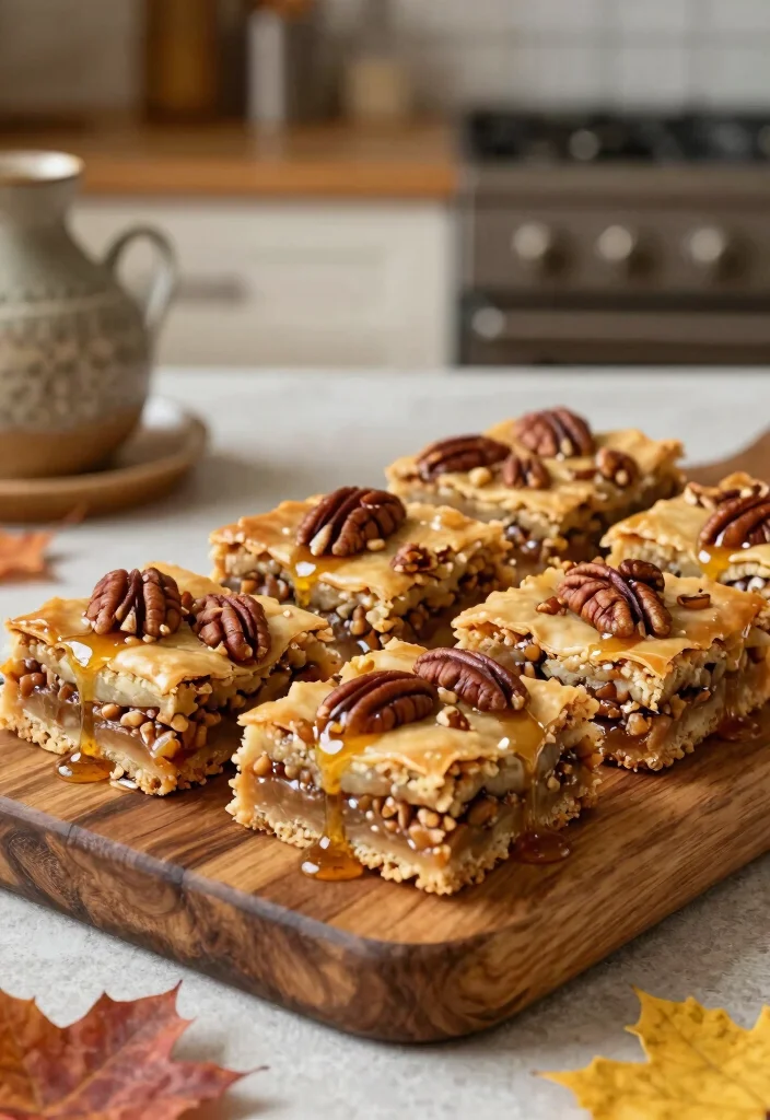 12 Thanksgiving Dessert Recipes for a Festive Holiday Table - 5. Maple Pecan Pie Bars 1