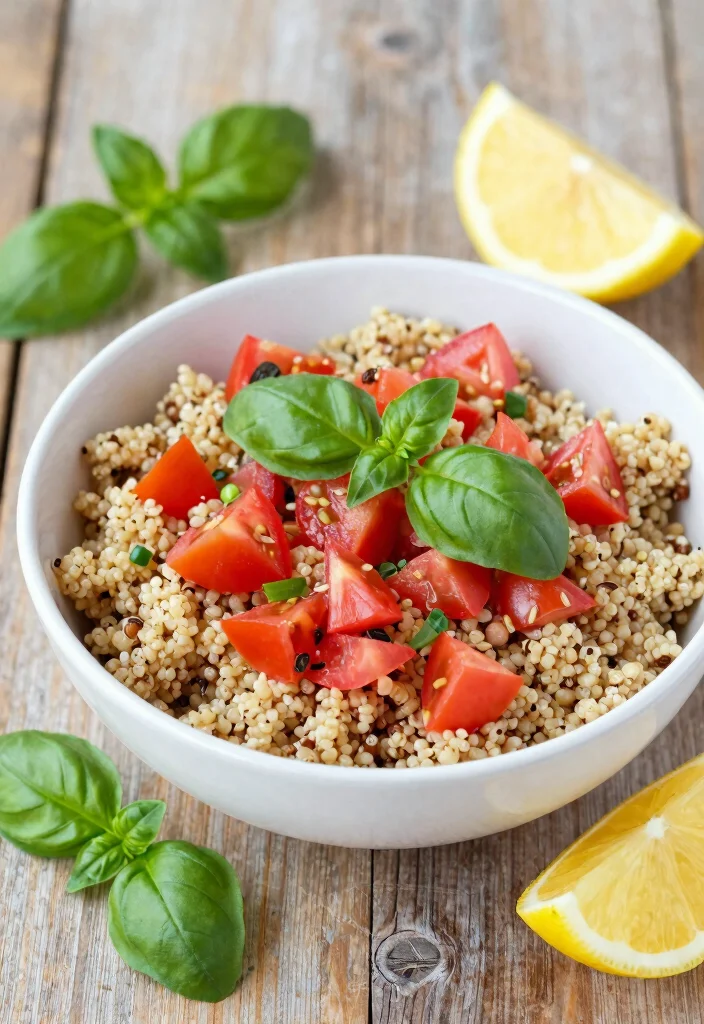 12 Tomato Dinner Recipes for Fresh Flavorful Meals 67 12 Tomato Dinner Recipes for Fresh Flavorful Meals - 7. Tomato Basil Quinoa Bowl 1