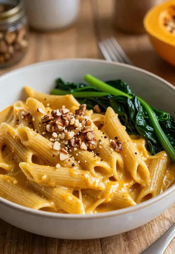 12 Vegan Pasta Recipes for Comforting Meatless Dinners - 10. Butternut Squash Pasta 1