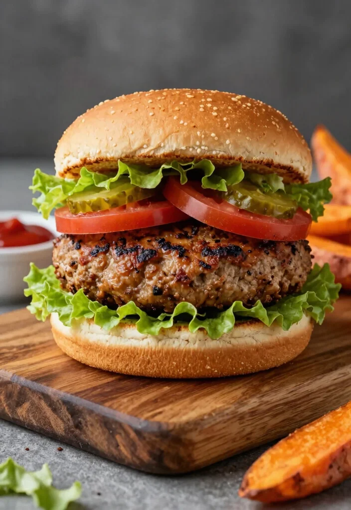 12 Vegan Protein Recipes for Balanced Plant Based Meals - 11. Spiced Vegan Tempeh Burger 1
