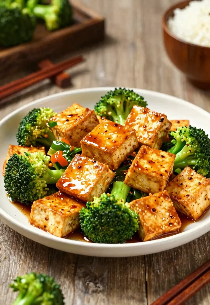 12 Vegan Protein Recipes for Balanced Plant Based Meals - 5. Spicy Tofu and Broccoli Stir-Fry 1