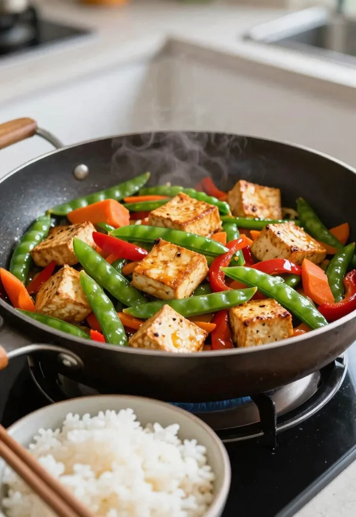 12 Veggie Dinner Recipes for Simple Meatless Nights 12 12 Veggie Dinner Recipes for Simple Meatless Nights - 2. Vegetable Stir-Fry with Tofu 1