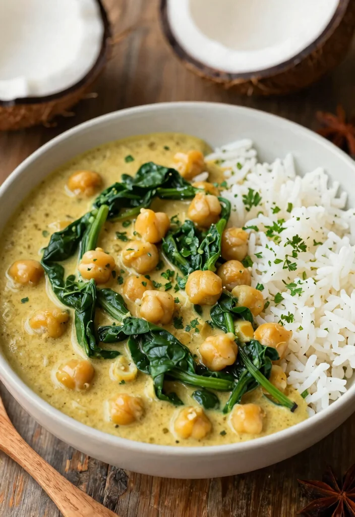 12 Veggie Dinner Recipes for Simple Meatless Nights 45 12 Veggie Dinner Recipes for Simple Meatless Nights - 5. Chickpea Curry with Spinach 1