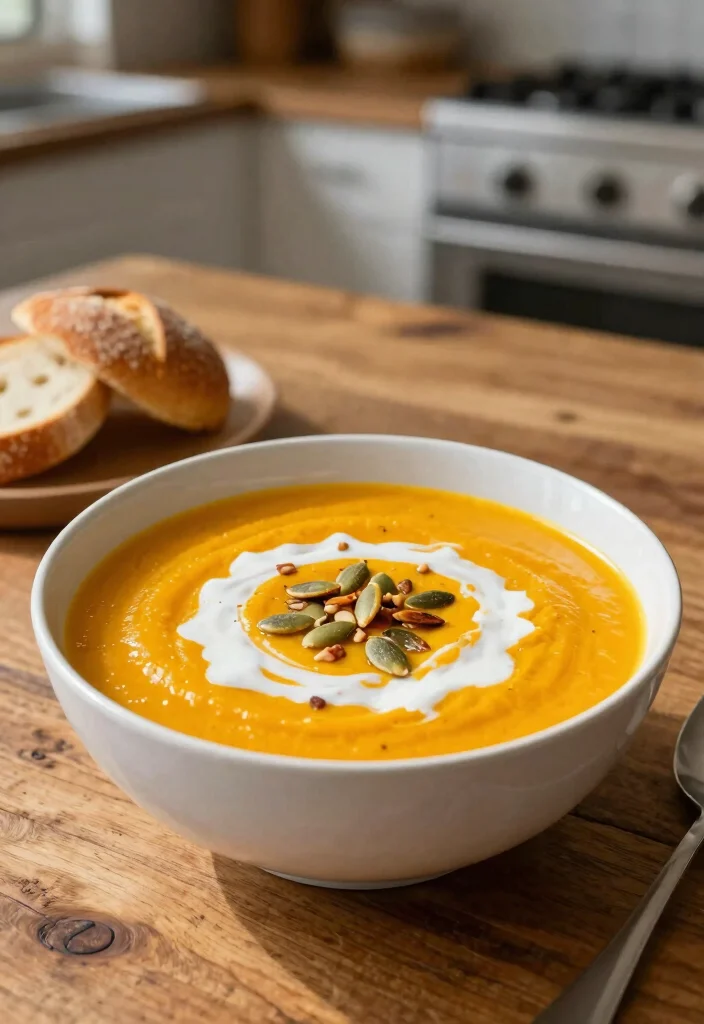 12 Veggie Dinner Recipes for Simple Meatless Nights 89 12 Veggie Dinner Recipes for Simple Meatless Nights - 9. Butternut Squash Soup 1